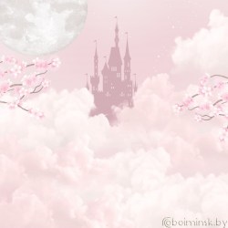 Фотообои для детской комнаты Замок в облаках